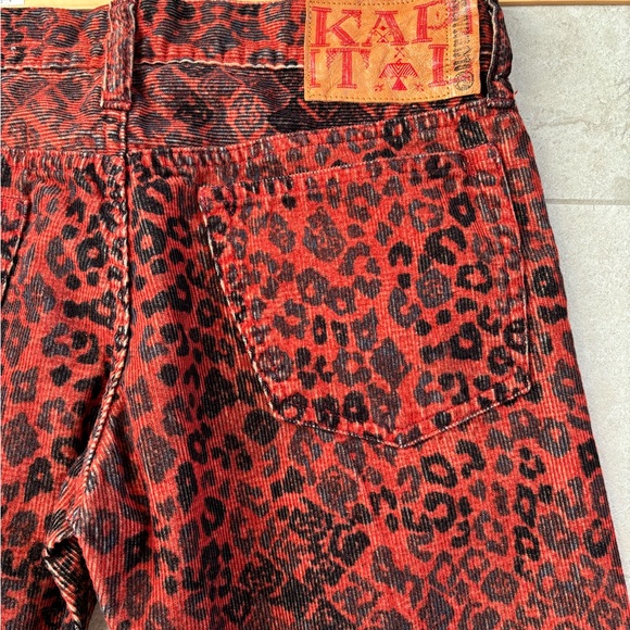 KAPITAL Leopard Cords Corduroy Pants - Japan Sz 2    NWOT - Picture 13 of 15